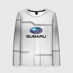 Женский лонгслив Subaru auto steel metal