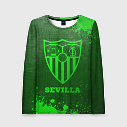 Женский лонгслив Sevilla - green gradient