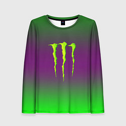 Женский лонгслив Monster energy gradient