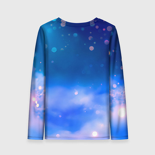 Женский лонгслив Новогодняя змейка с подарком / 3D-принт – фото 2