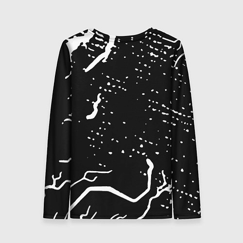 Женский лонгслив Doom шторм краски / 3D-принт – фото 2