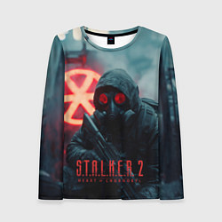 Лонгслив женский Stalker 2 зараженная зона, цвет: 3D-принт