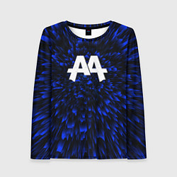 Лонгслив женский Asking Alexandria blue energy, цвет: 3D-принт