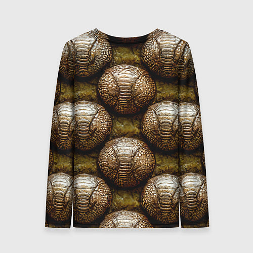 Женский лонгслив Броненосцы / 3D-принт – фото 2