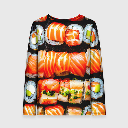 Женский лонгслив Сет роллов / 3D-принт – фото 2