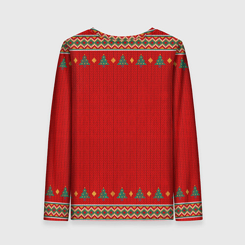 Женский лонгслив Deadlock new year / 3D-принт – фото 2