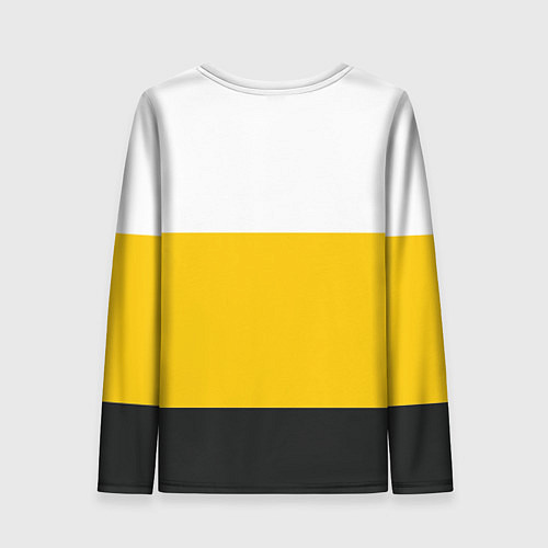 Женский лонгслив Без труда не вытащишь и рыбку - с флагом черная на / 3D-принт – фото 2