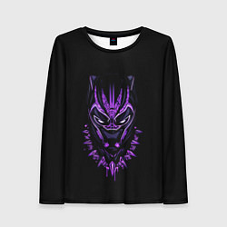 Женский лонгслив Black Panther head