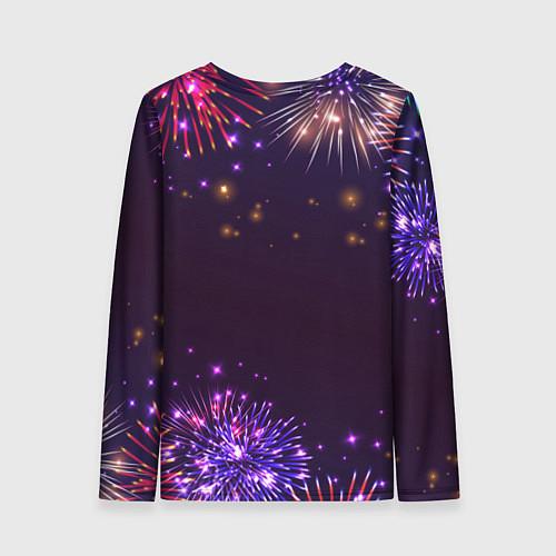 Женский лонгслив Праздничный Borussia / 3D-принт – фото 2