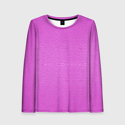 Лонгслив женский Текстура розовой кожи, цвет: 3D-принт