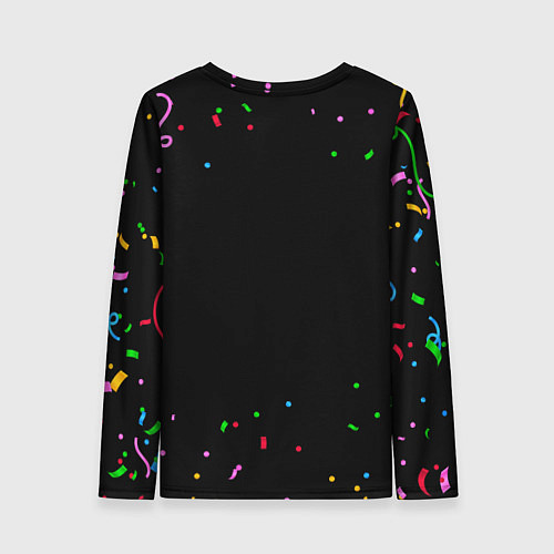 Женский лонгслив Inter конфети / 3D-принт – фото 2