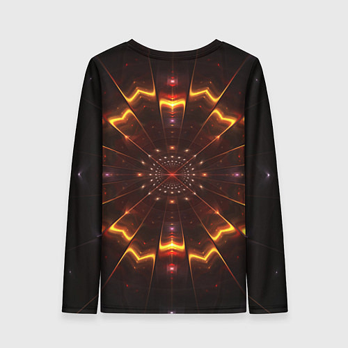 Женский лонгслив Психоделика узор текстура / 3D-принт – фото 2