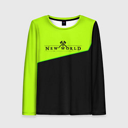 Женский лонгслив New world geomerty