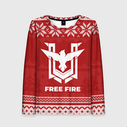 Женский лонгслив Новогодний Free Fire