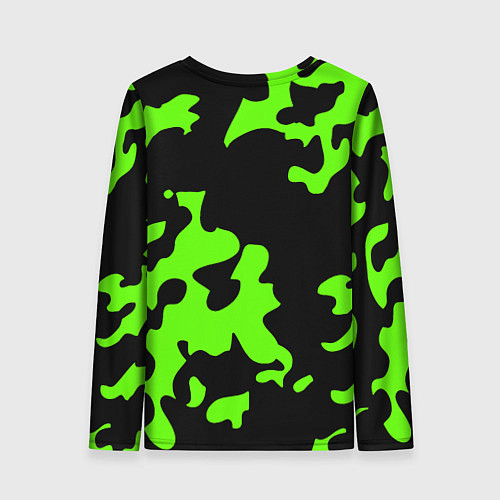 Женский лонгслив Quake camo / 3D-принт – фото 2