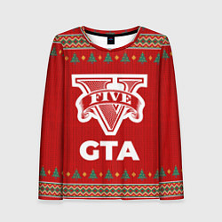 Лонгслив женский GTA new year, цвет: 3D-принт