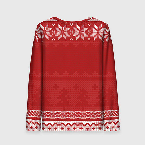 Женский лонгслив Новогодний No Mans Sky / 3D-принт – фото 2