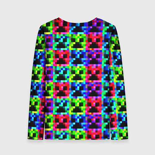 Женский лонгслив Minecraft x rust / 3D-принт – фото 2