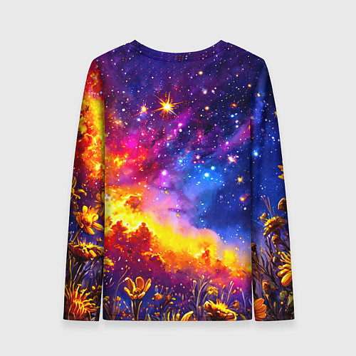 Женский лонгслив Пчелка в космосе / 3D-принт – фото 2