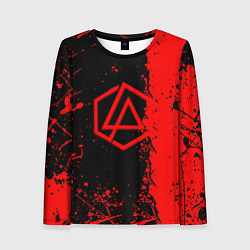 Лонгслив женский Linkin park краски всплеск текстура, цвет: 3D-принт