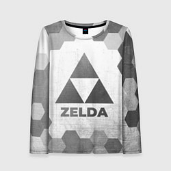 Лонгслив женский Zelda - white gradient, цвет: 3D-принт