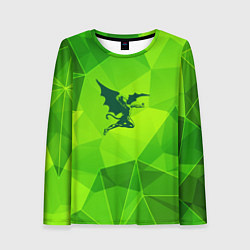 Женский лонгслив Black Sabbath green poly