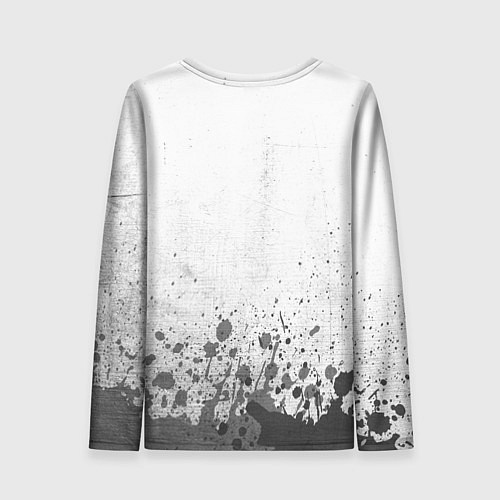 Женский лонгслив Aston Villa - white gradient посередине / 3D-принт – фото 2