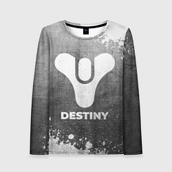 Женский лонгслив Destiny - grey gradient