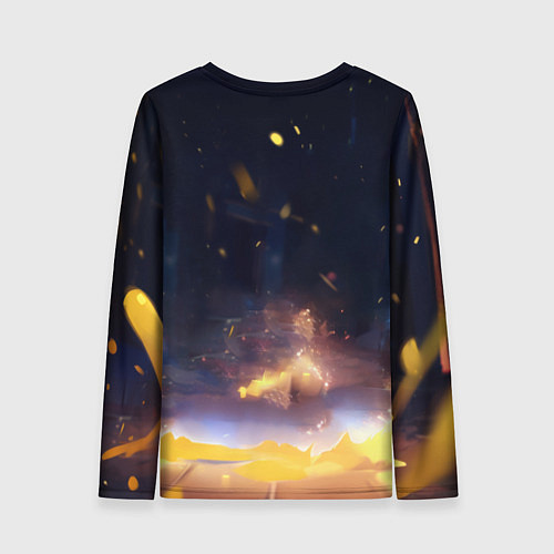 Женский лонгслив Пикачу диджей / 3D-принт – фото 2