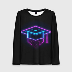 Женский лонгслив Неоновый магистр