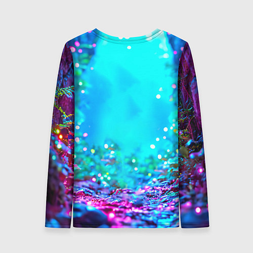Женский лонгслив Сказочный волчок / 3D-принт – фото 2