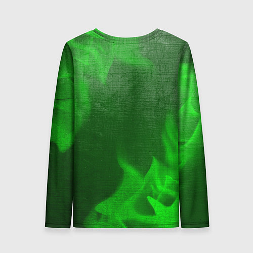 Женский лонгслив GTA 6 - green gradient / 3D-принт – фото 2