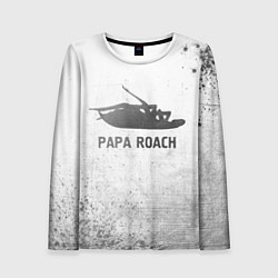 Женский лонгслив Papa Roach - white gradient