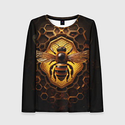 Женский лонгслив Золотая пчела