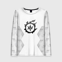 Лонгслив женский Final Fantasy white poly, цвет: 3D-принт