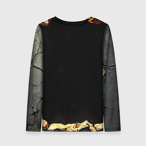 Женский лонгслив Сурикат на черном / 3D-принт – фото 2