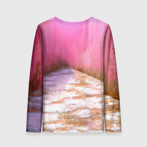 Женский лонгслив Поросенок в розовом / 3D-принт – фото 2