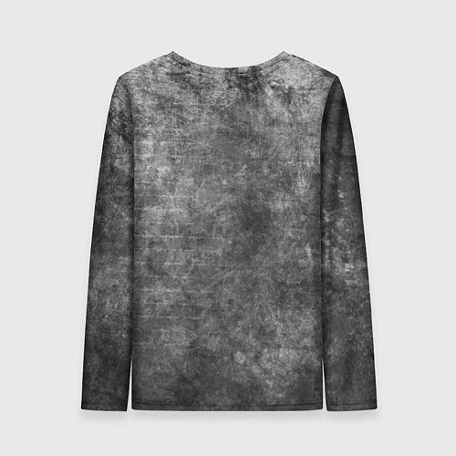 Женский лонгслив Абстракция - gray wall / 3D-принт – фото 2