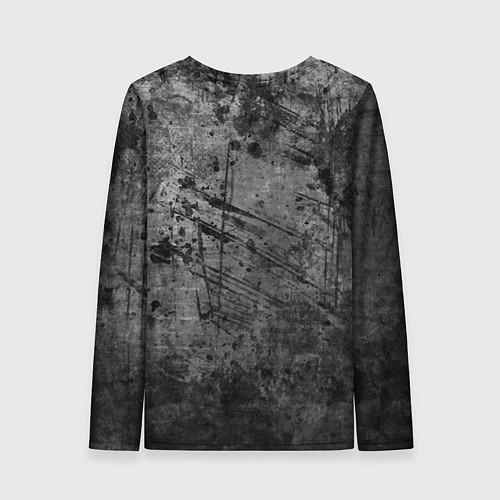 Женский лонгслив Абстракция - grunge break / 3D-принт – фото 2