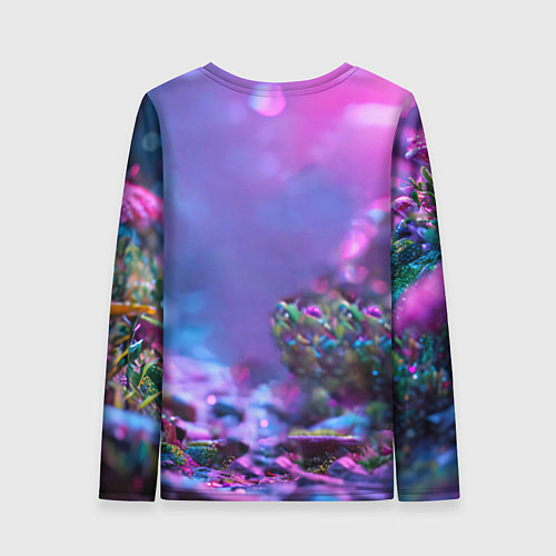 Женский лонгслив Козлик в розовом / 3D-принт – фото 2