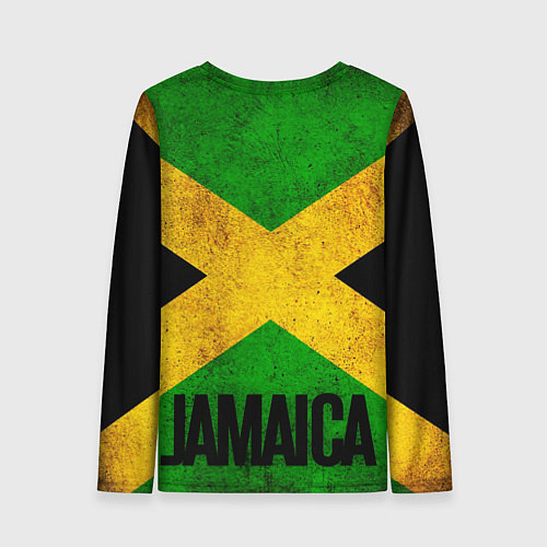 Женский лонгслив Jamaica lion flag / 3D-принт – фото 2