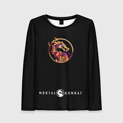 Лонгслив женский Дракон - Мортал Комбат, цвет: 3D-принт