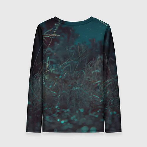 Женский лонгслив Котенок рыцарь с щитом / 3D-принт – фото 2