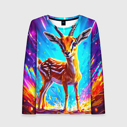 Женский лонгслив Газель малыш