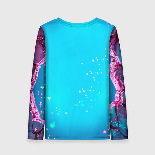 Женский лонгслив Страусиная голова / 3D-принт – фото 2