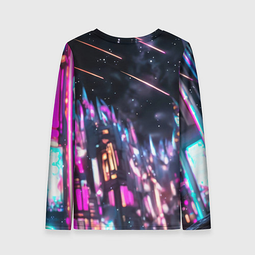 Женский лонгслив Гарри Поттер в Америке / 3D-принт – фото 2