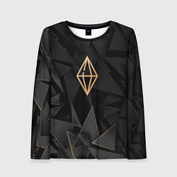 Женский лонгслив The Sims golden poly