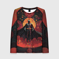 Женский лонгслив Бэтмен психоделика