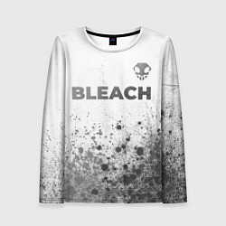 Лонгслив женский Bleach - white gradient посередине, цвет: 3D-принт