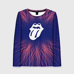 Женский лонгслив Rolling Stones red energy